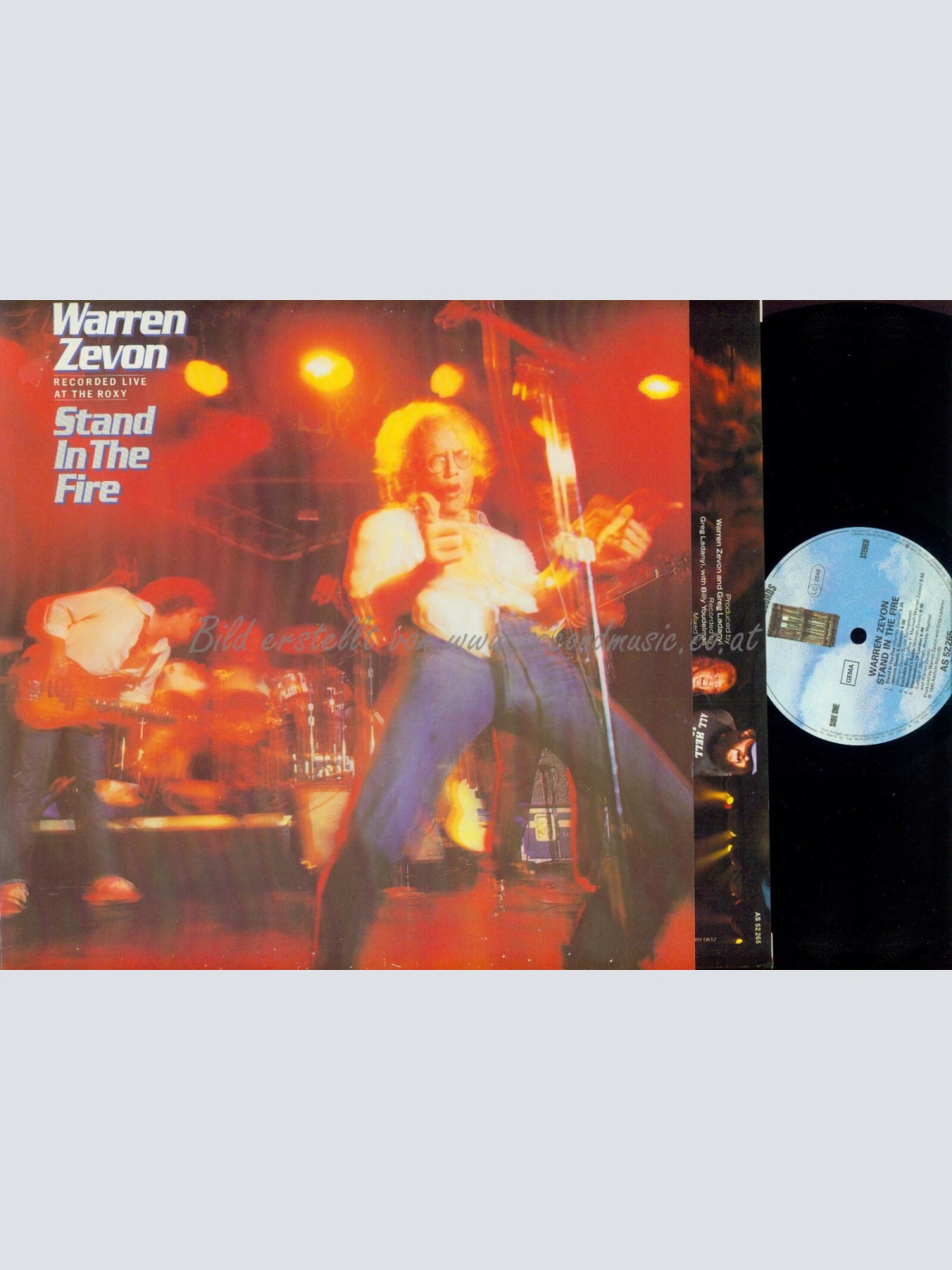 LP--   Warren Zevon  Stand In The Fire   //OIS // DE
