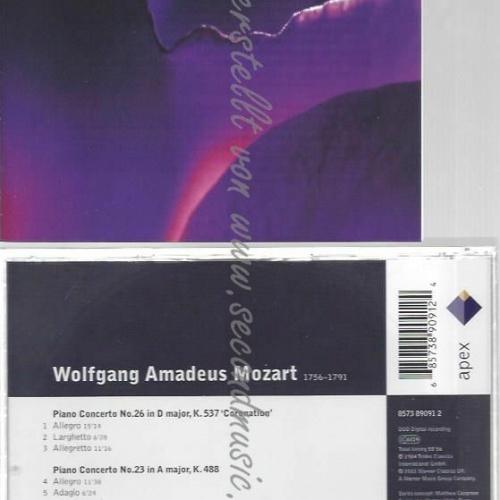 CD--Klavierkonzerte 23 & 26 "Coronation KLAVIERKONZERTE  &