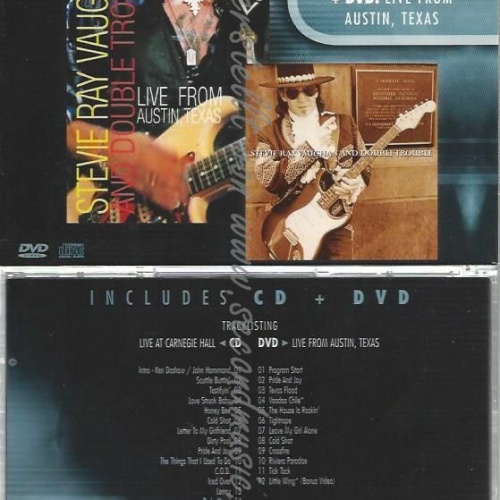 CD-- STEVIE RAY VAUGHAN  --LIVE AT CARNEGIE HALL