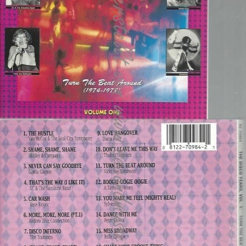 CD-- --THE DISCO YEARS, VOL.1: TURN THE BEAT AROUND (-)