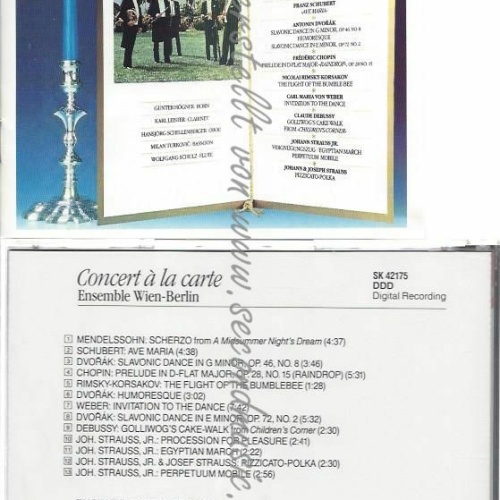 CD--ENSEMBLE WIEN BERLIN | --CONCERT A LA CARTE