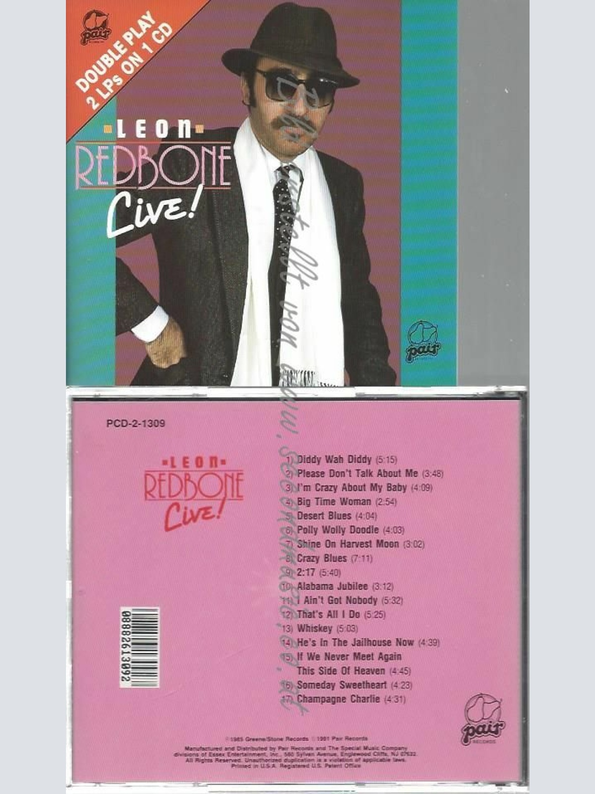 CD--LEON REDBONE UND REDBONE | --LIVE