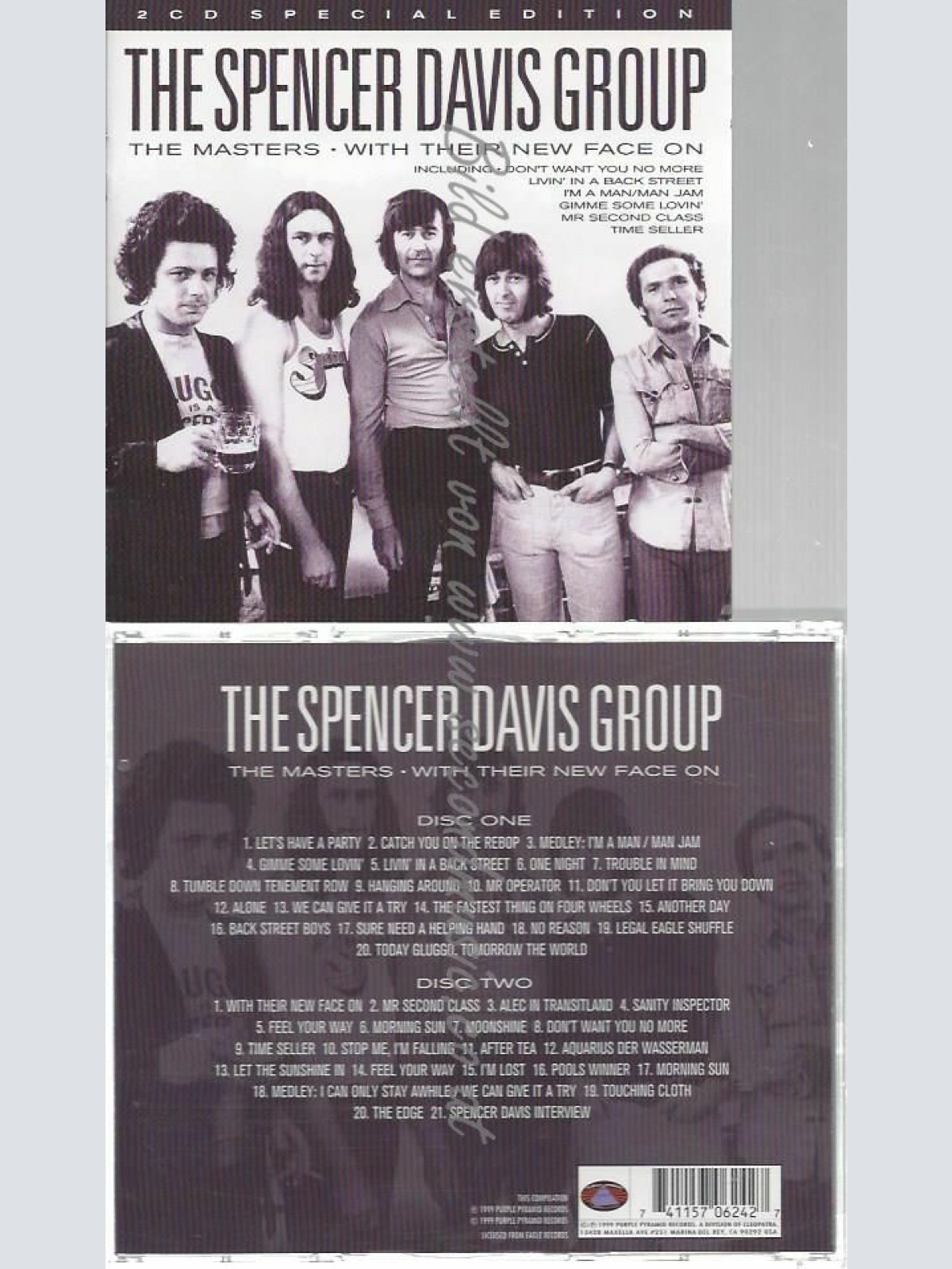 CD-- The Spencer Davis Group – The Masters - With Their New Face On