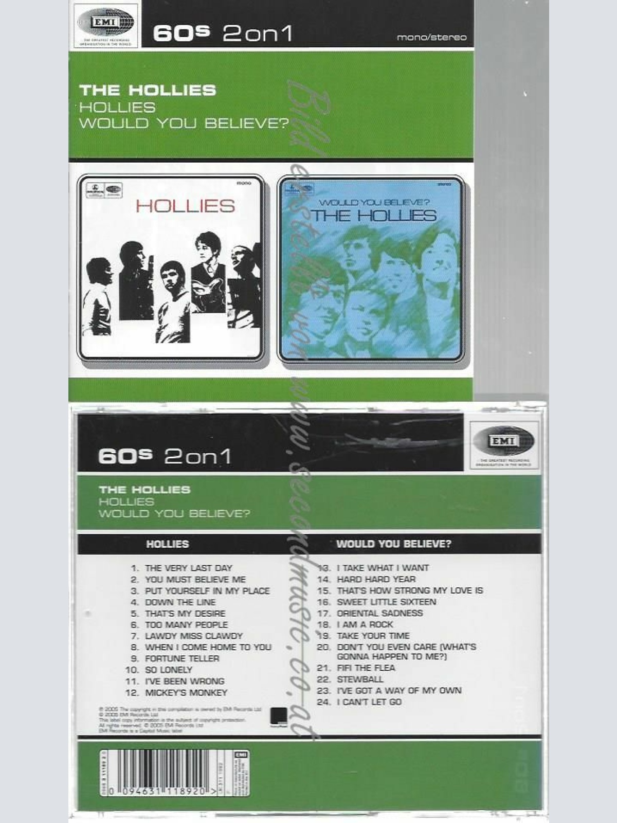 CD--WOULD YOU BELIEVE/ HOLLIES | --HOLLIES