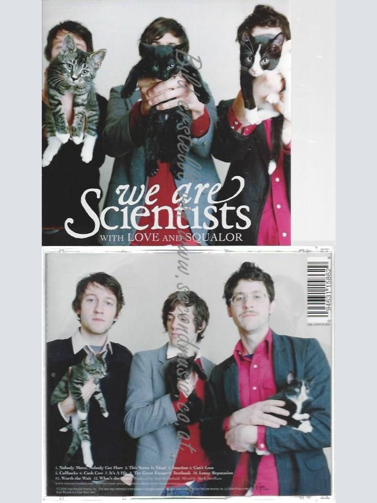 CD--WE ARE SCIENTISTS | --WITH LOVE & SQUALOR