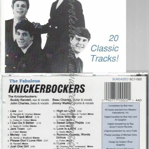CD--KNICKERBOCKERS | -- 20 CLASSIC TRACKS