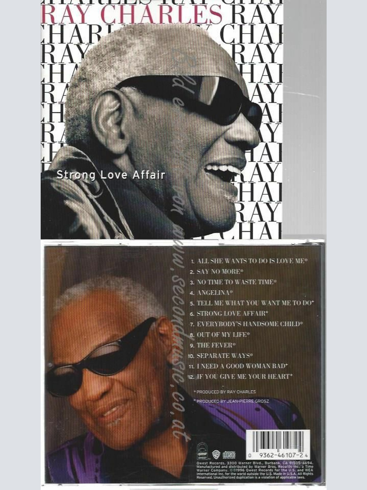 CD--RAY CHARLES | --STRONG LOVE AFFAIR