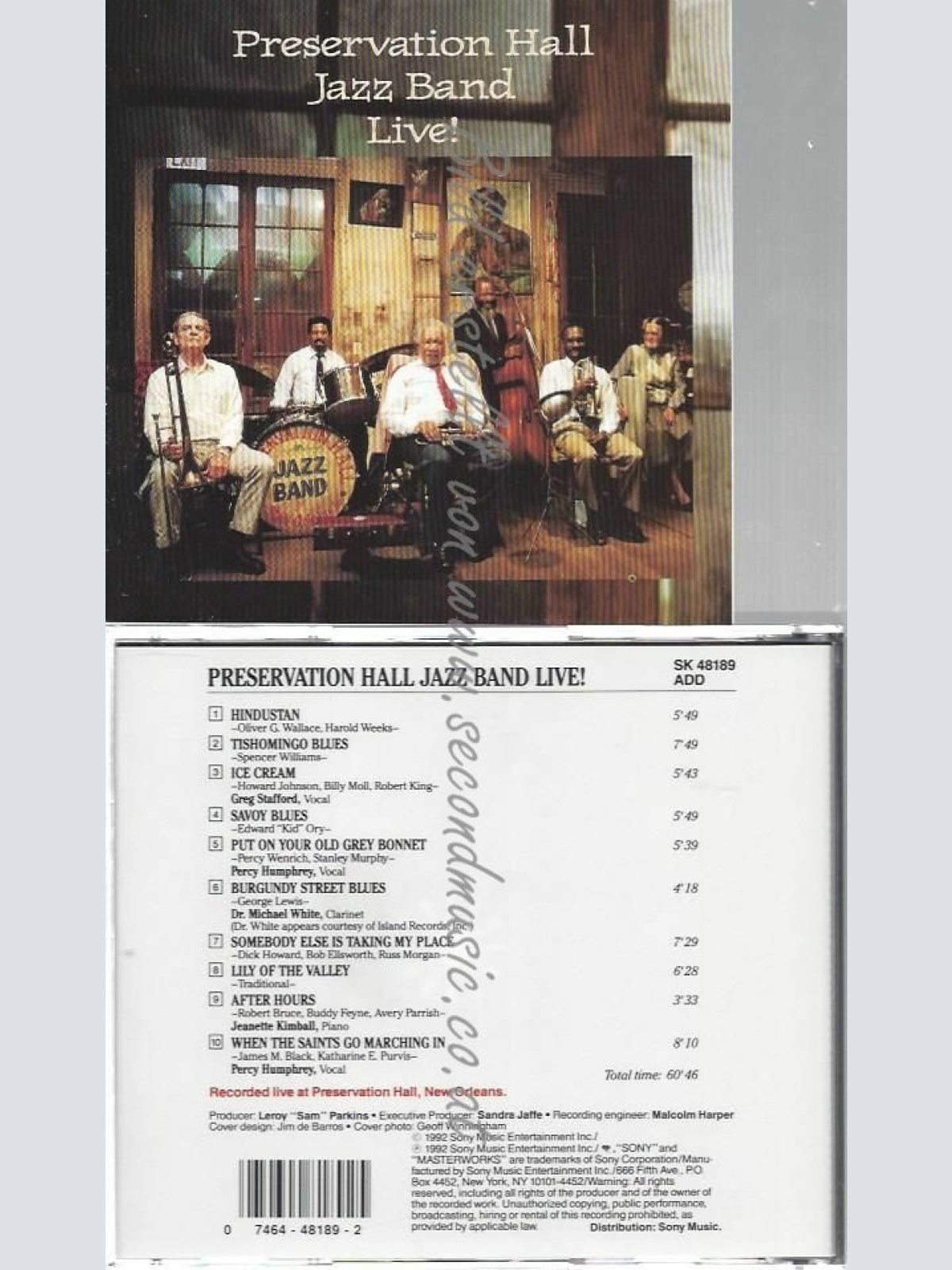 CD-- | --PRESERVATION HALL JAZZ BAND ENGL.LANGUAGE ONLY