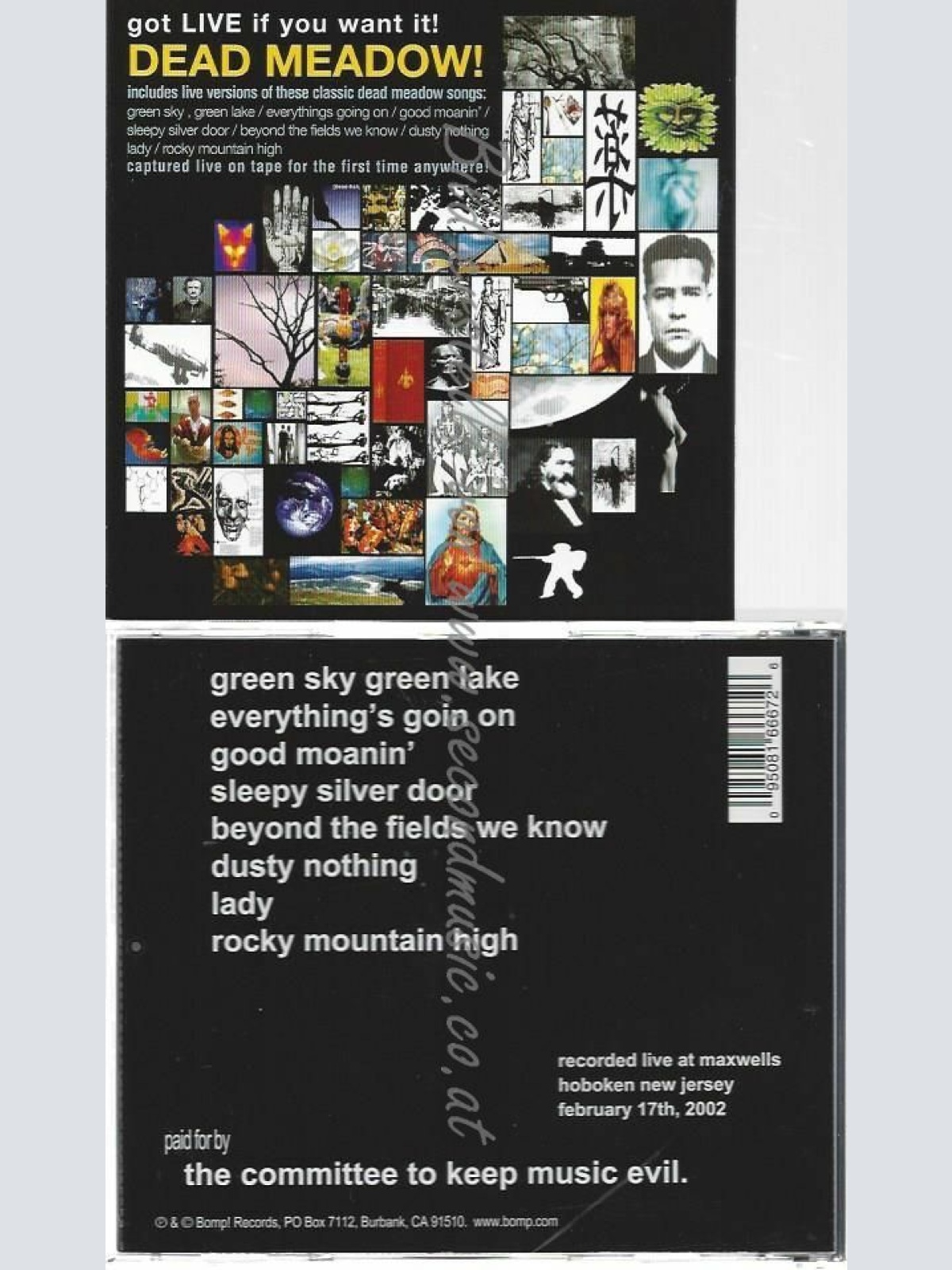 CD--DEAD MEADOW | --GOT LIVE IF YOU WANT IT