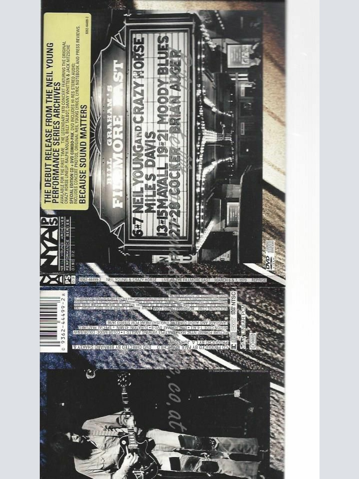 CD--NEIL YOUNG | --LIVE AT THE FILLMORE EAST 1970