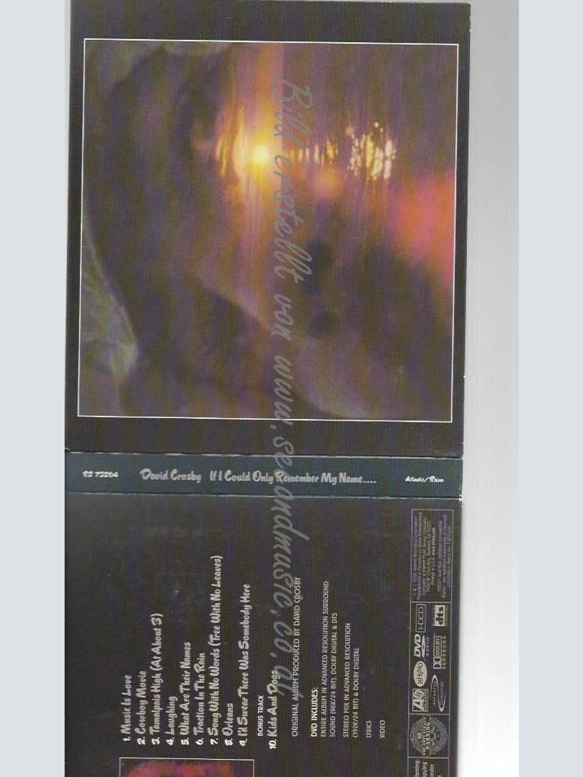 CD--CROSBY STILLS NASH & YOUNG   DAVID   --IF I COULD ONLY REMEMBER MY NAME