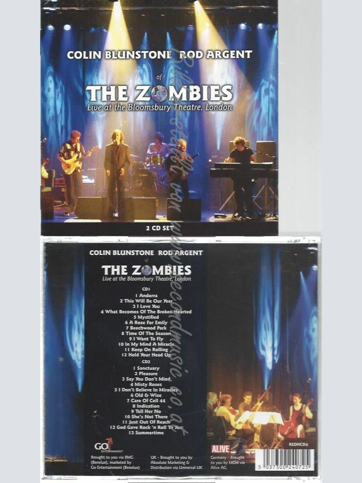 CD--THE ZOMBIES | --LIVE AT THE BLOOMSBURY THEATRE