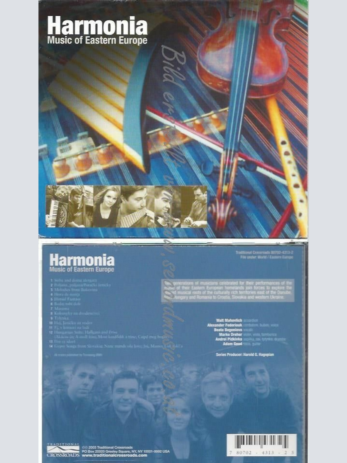 CD--HARMONIA | --MUSIC OF EASTERN EUROPE