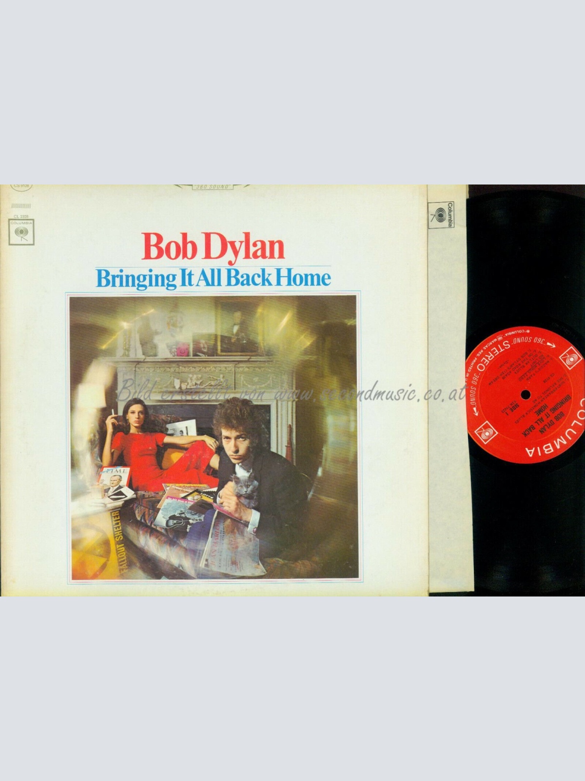 LP -- Bob Dylan – Bringing It All Back Home  // US //CS9128