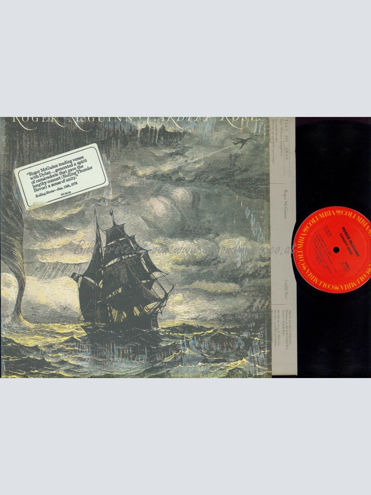 LP -  Roger McGuinn – Cardiff Rose  // OIS // US LP PC34154