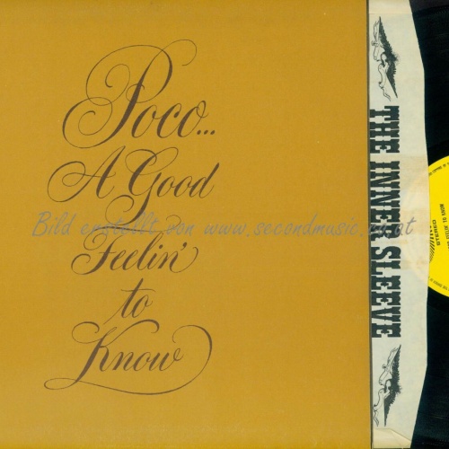 LP - Poco  – A Good Feelin' To Know // FOC // UK // OIS // EPC65126