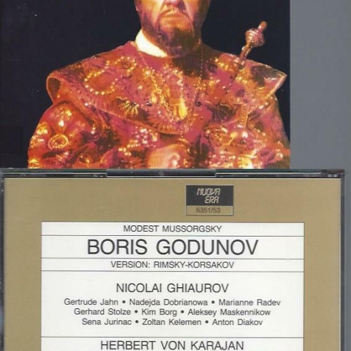 CD- Mussorgsky Boris Godunov Karajan // 3 CDs