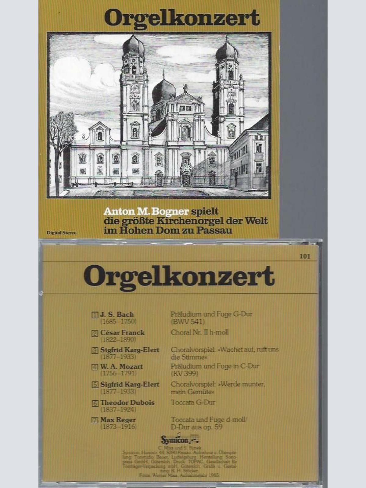 CD- -Orgelkonzert Anton M Bogner