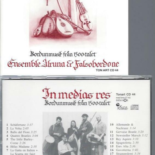 CD- In medias res : Bordunmusik från 1500 talet