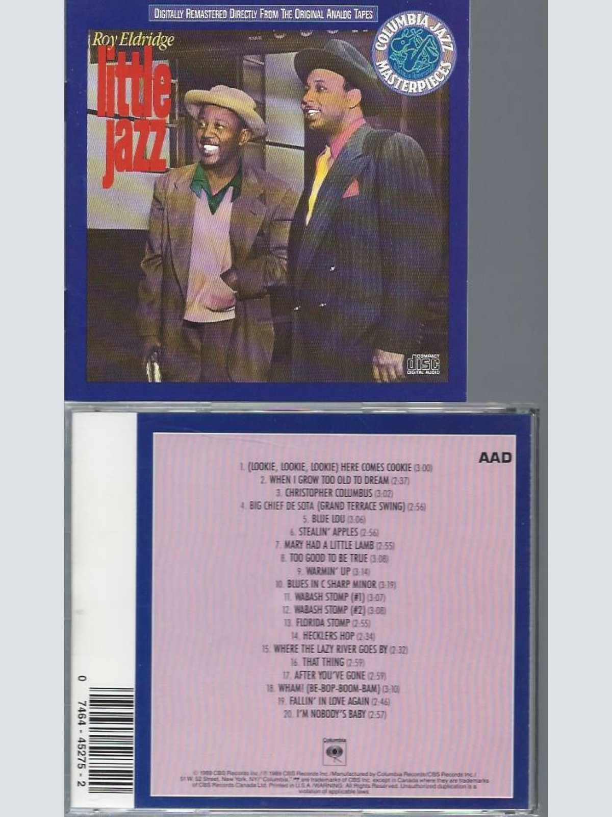 CD- Roy Eldridge Little Jazz // US