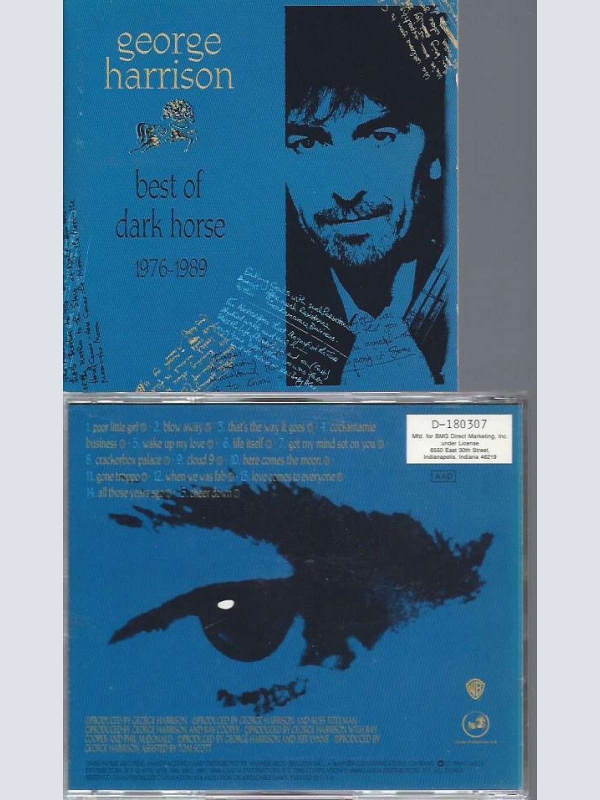 CD- George Harrison best of Dark Horse 1976-198