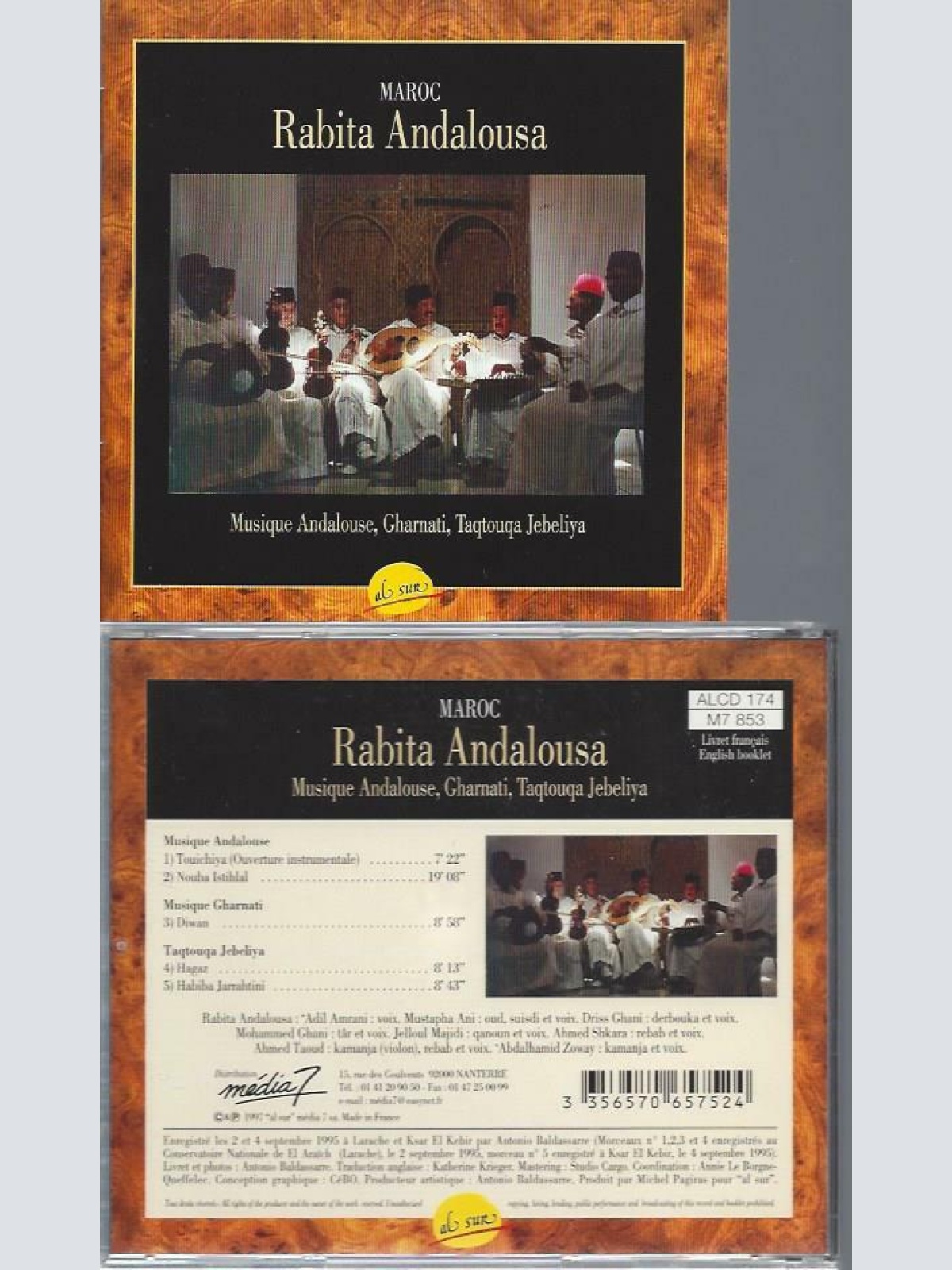 CD- Maroc Rabita Andalousa