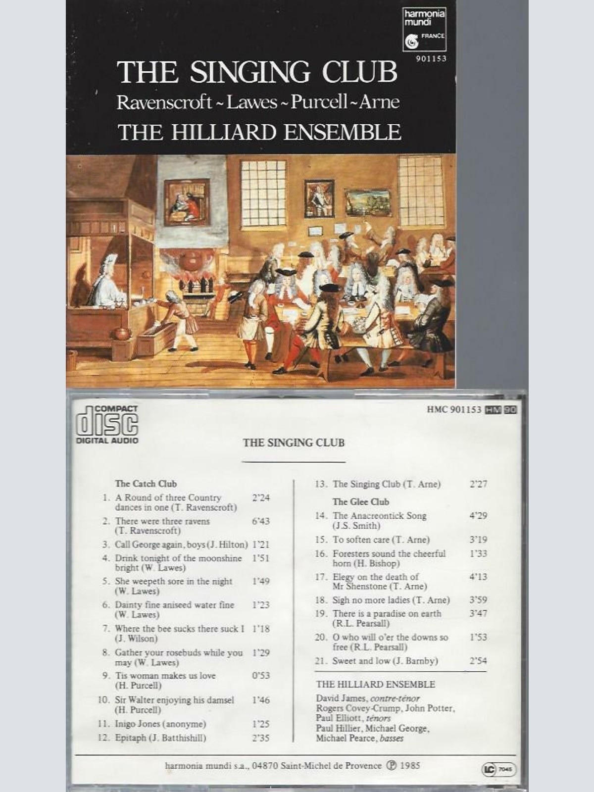 CD-  The Singing Club The Hilliard Ensemble