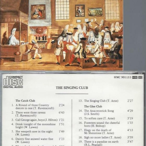 CD-  The Singing Club The Hilliard Ensemble