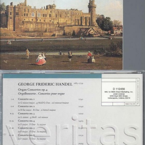 CD- Handel Organ Concertos op4