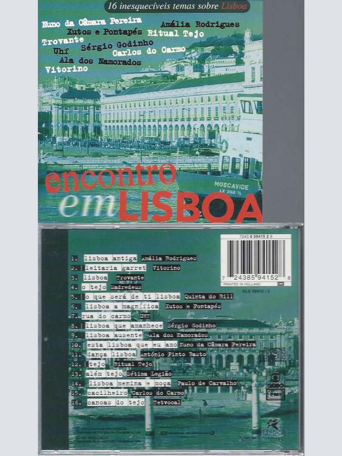 CD-  Encontro em Lisboa 16 inesqueciveis temas sobre