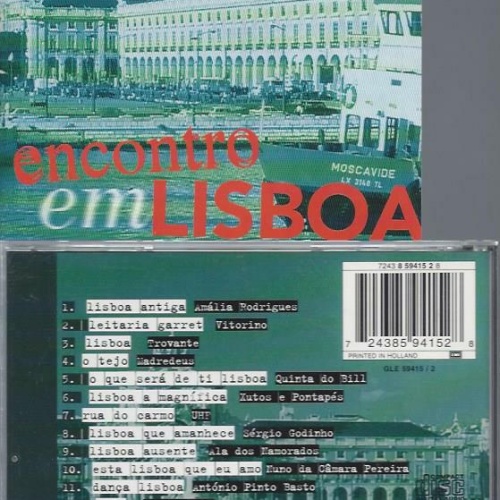 CD-  Encontro em Lisboa 16 inesqueciveis temas sobre