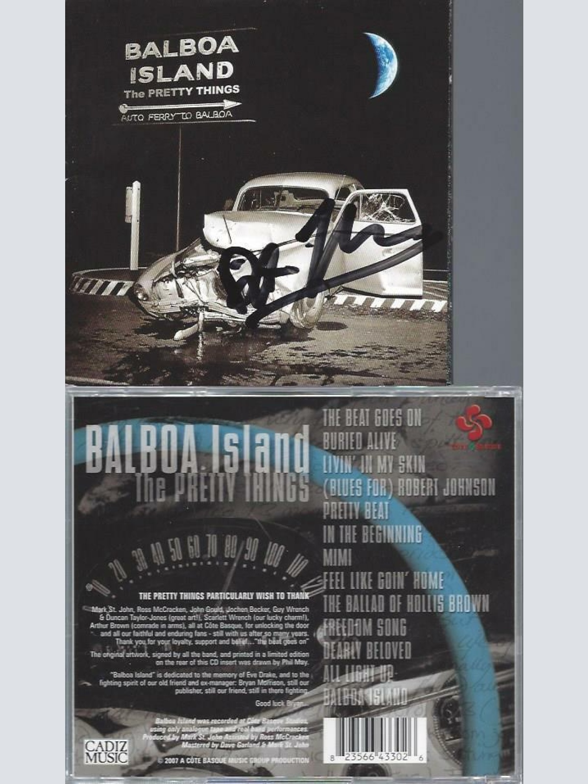 CD- Balboa Island The Pretty Things / Used  // Signed