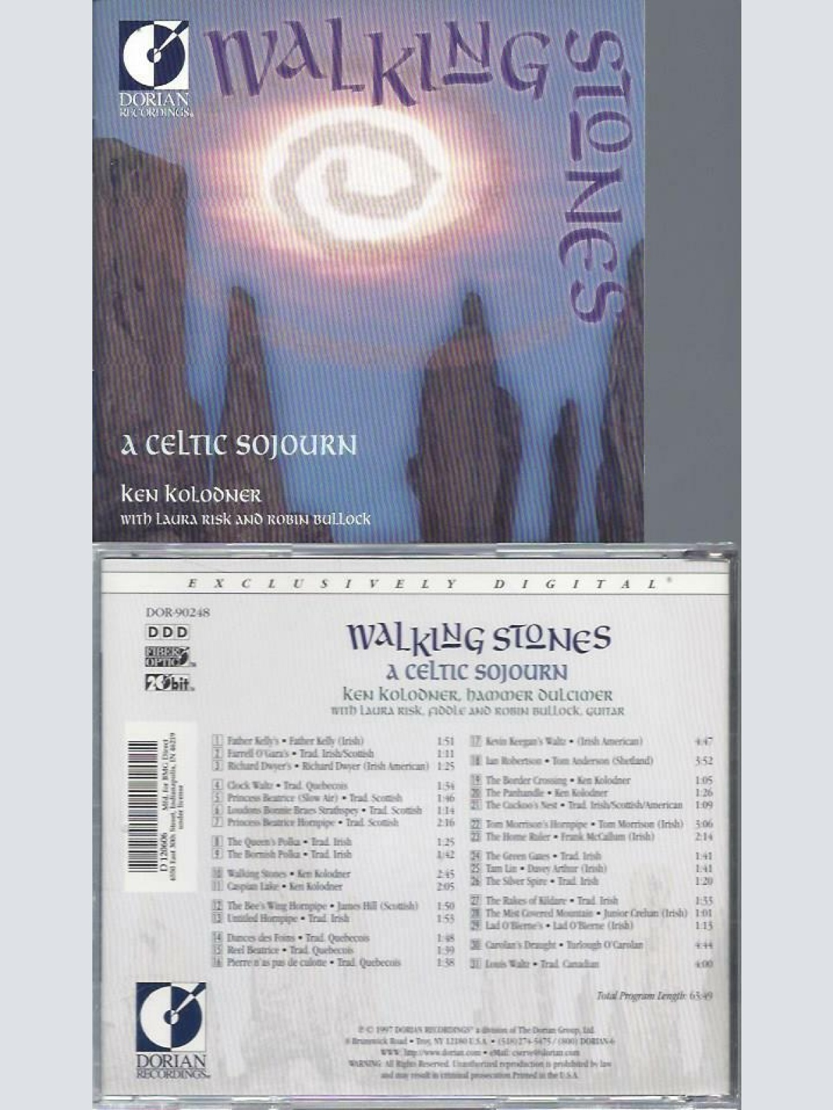 CD-  Walking Stones A Celtic Sojourn