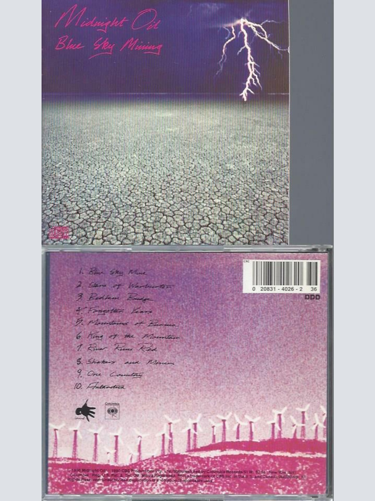 CD-   Midnight Oil  Blue Sky Mining / US