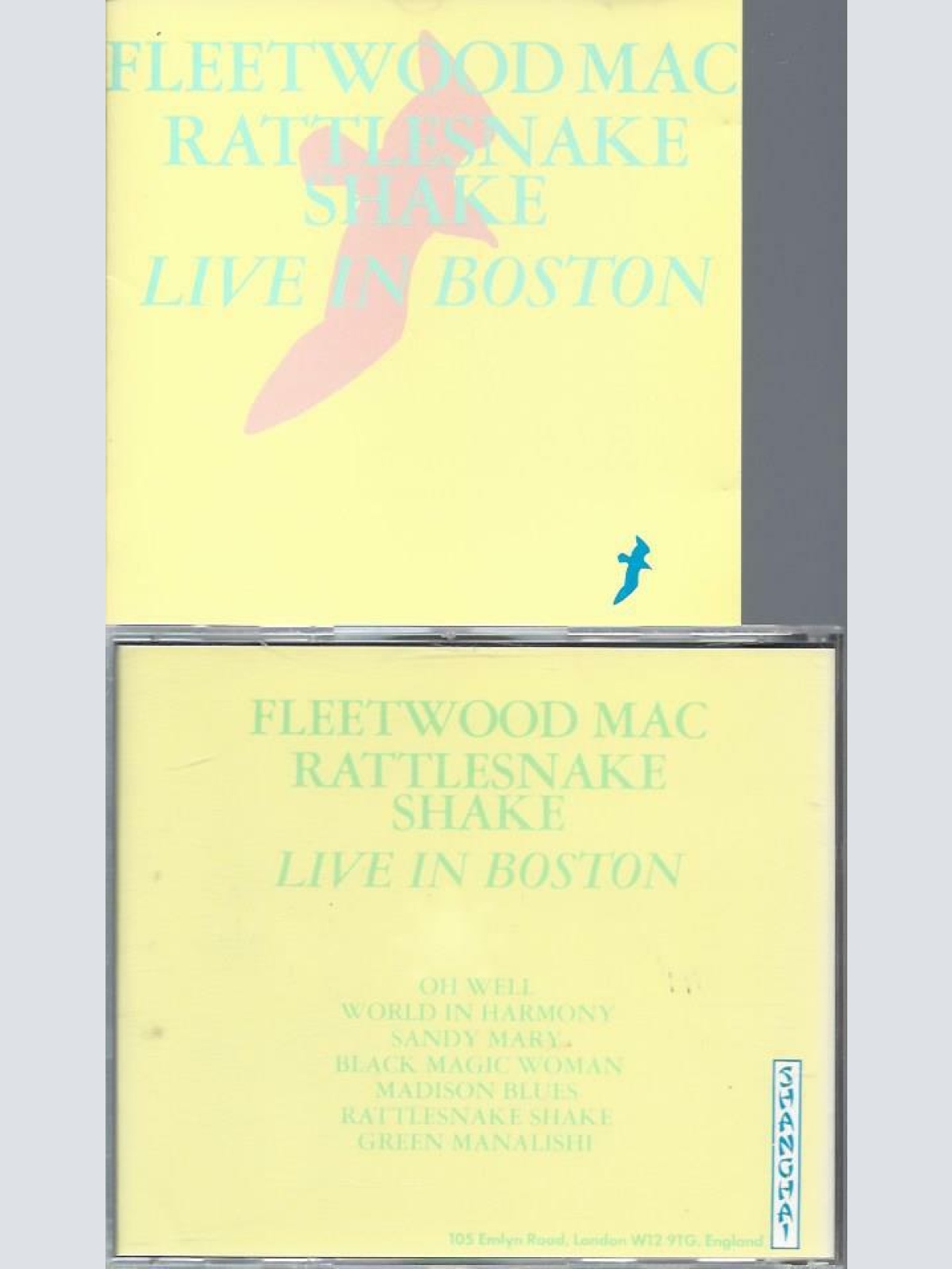 CD--  Fleetwood Mac – Rattlesnake Shake - Live In Boston