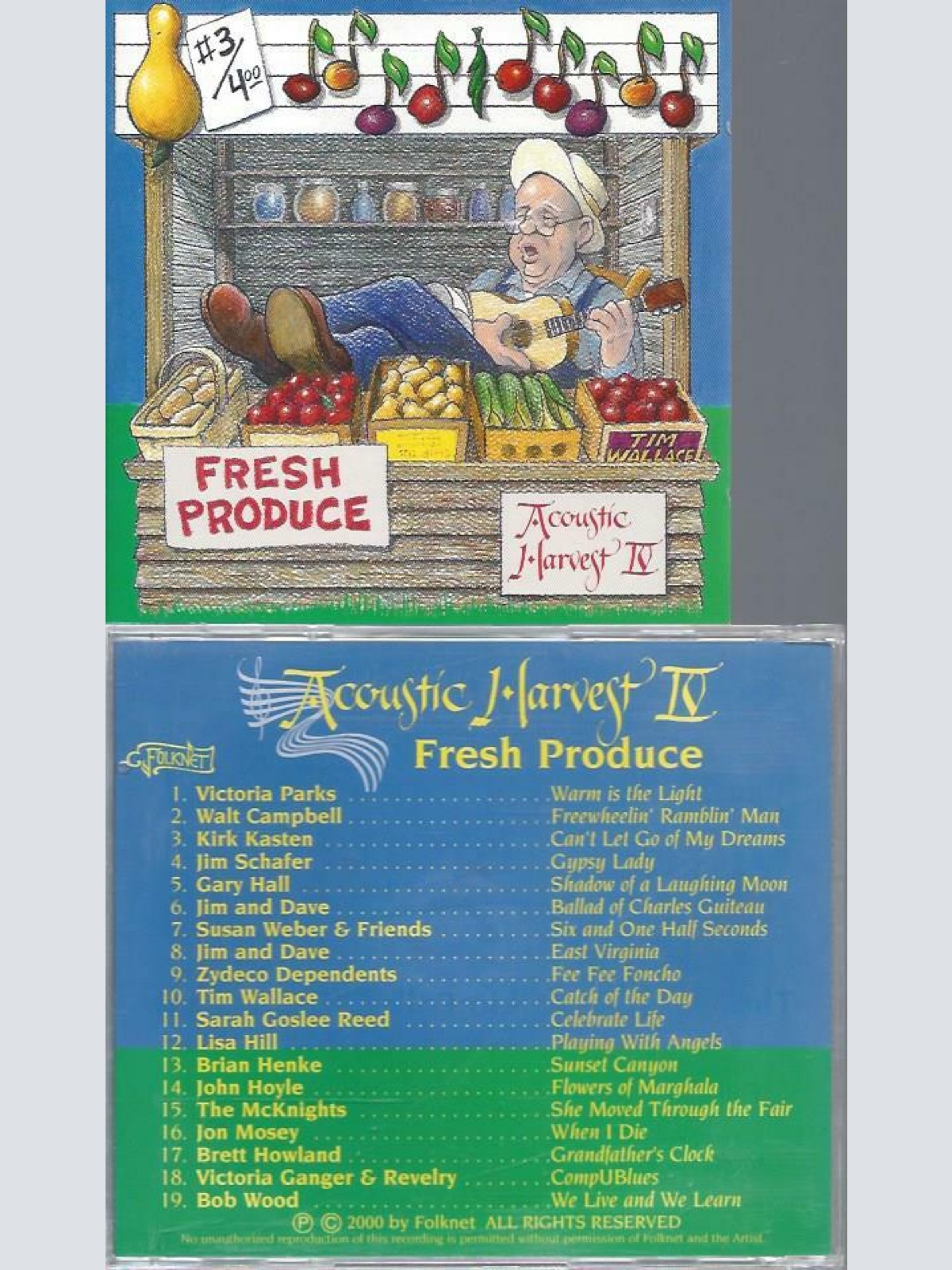 CD--  Acoustic Harvest IV Fresh Produce
