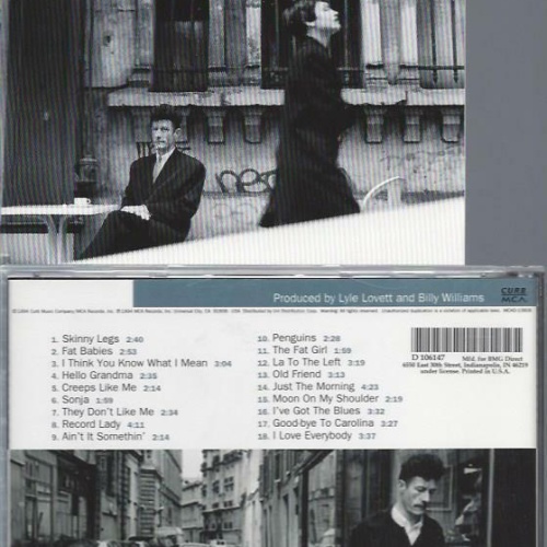 CD Lyle Lovett  I Love Everybody  // USA