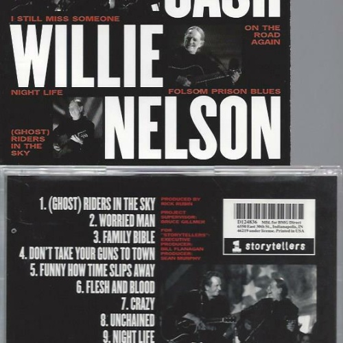CD --  Johnny Cash & Willie Nelson  VH1 Storytellers // US