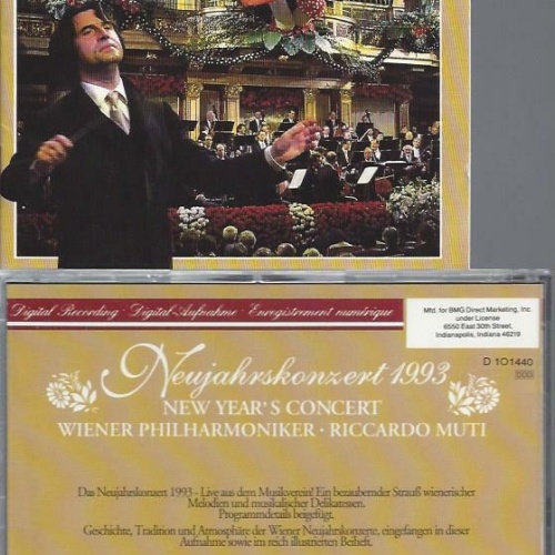 CD --Ricardo Muti // Neujahrskonzert 1993 Wiener Philharmoniker