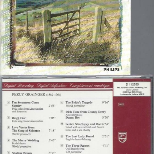 CD - Danny Boy The Music of Percy Grainger
