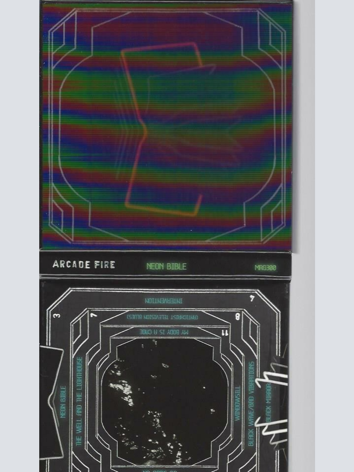 CD - Arcade Fire Neon Bible //  MRG 300 // Box