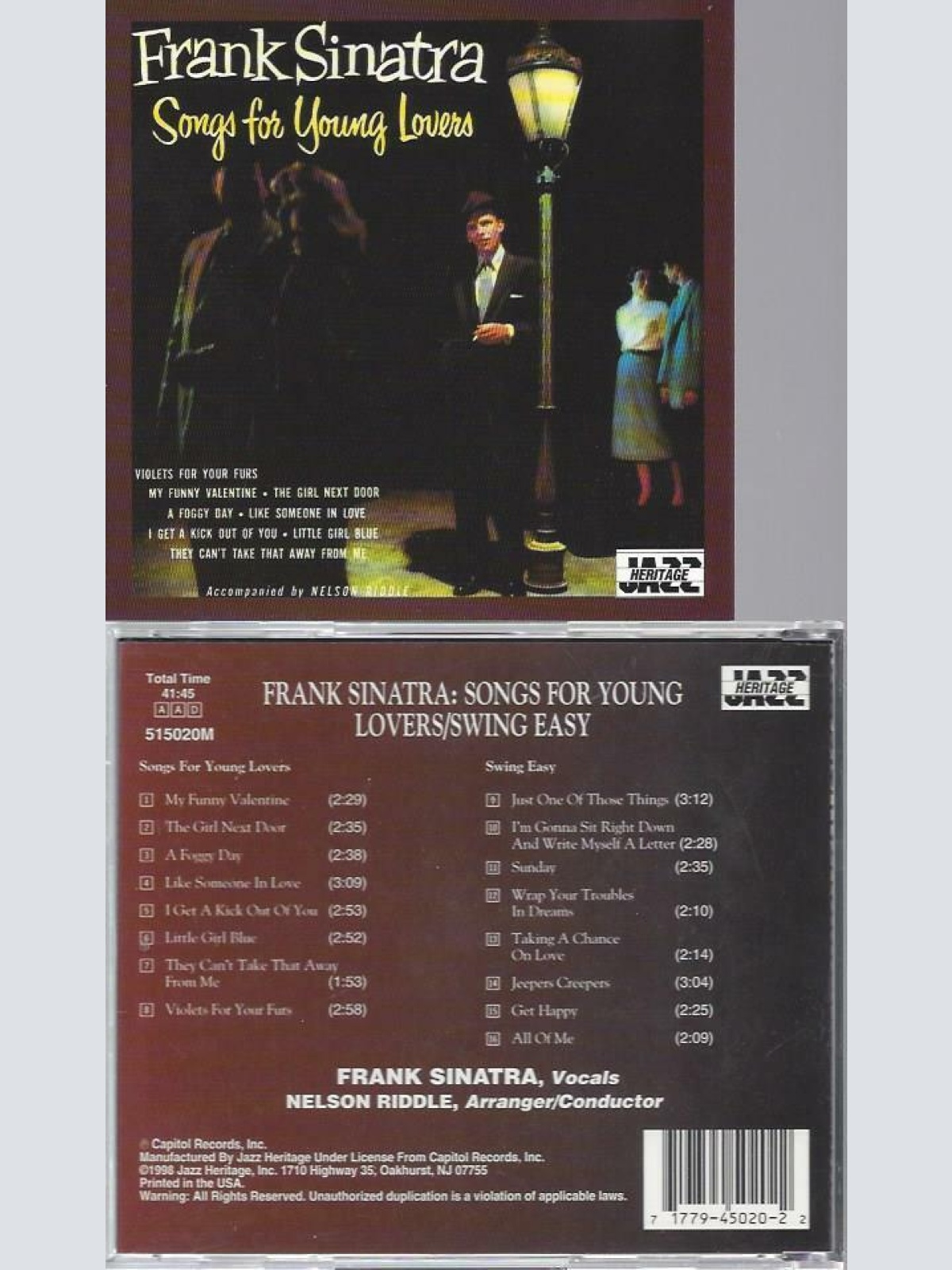 CD -Frank Sinatra Songs for Young Lovers