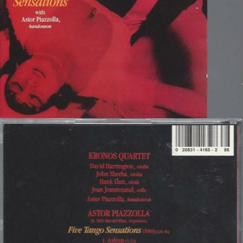 CD -Kronos Quartet Astor Piazolla Five Tango Sensations