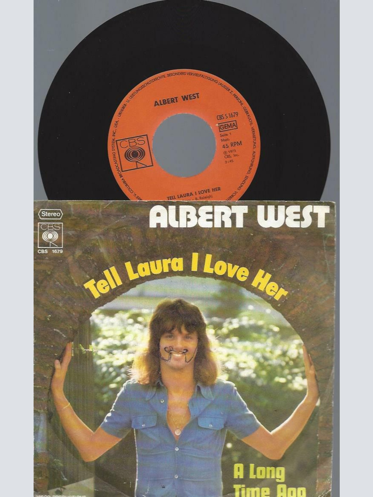 7"     Albert West  Tell Laura I Love Her