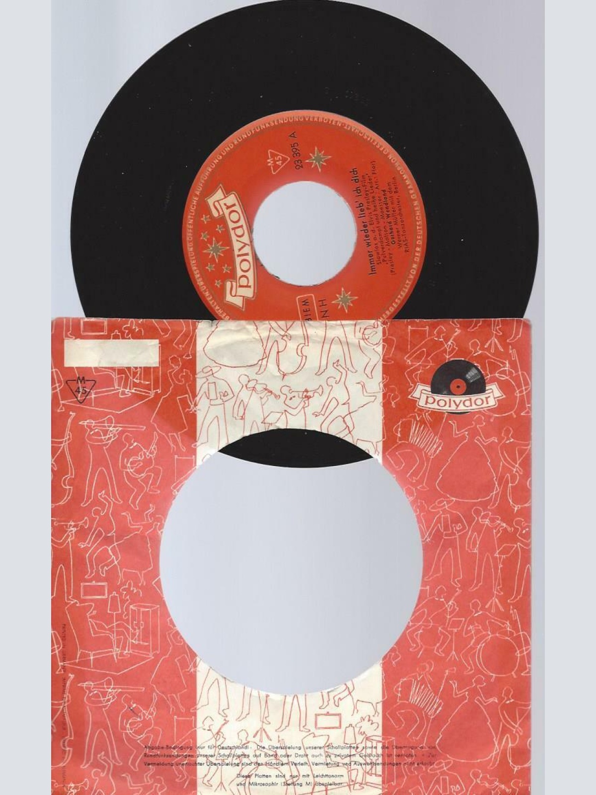 7"   Gerhard Wendland  Immer Wieder Lieb' Ich Dich