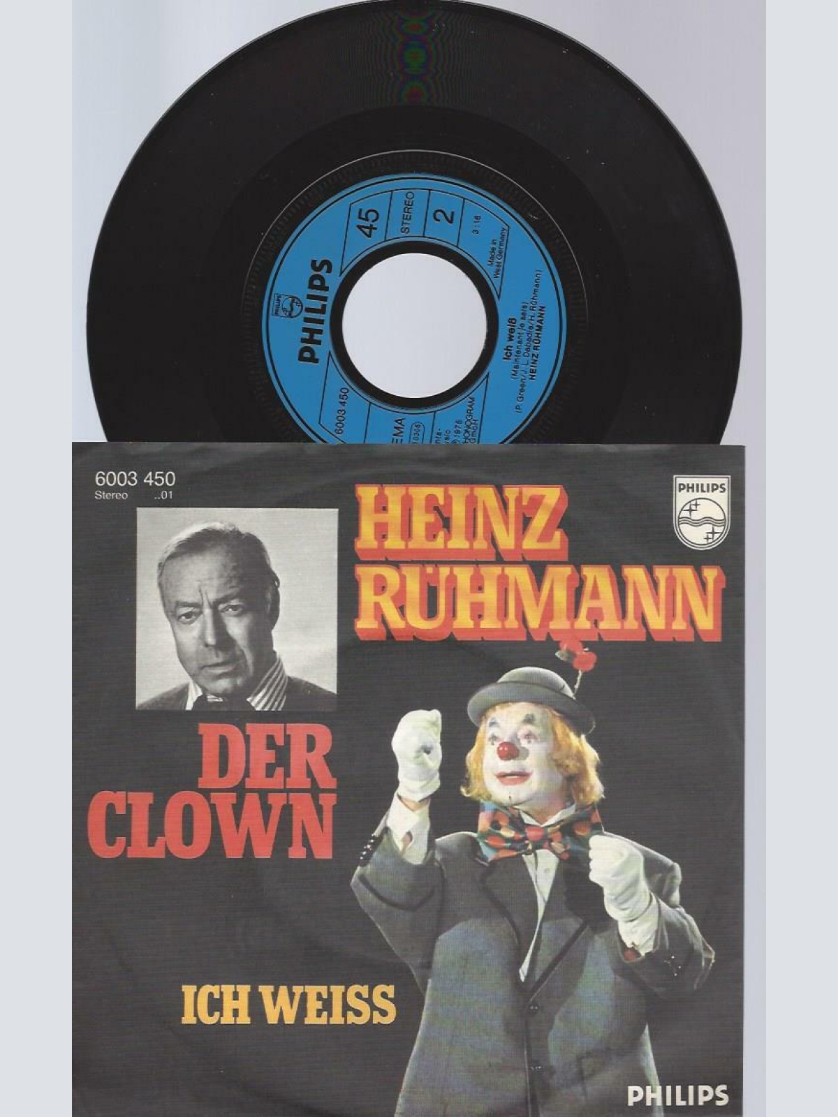 7"   Heinz Rühmann  Ich Weiß  // DE