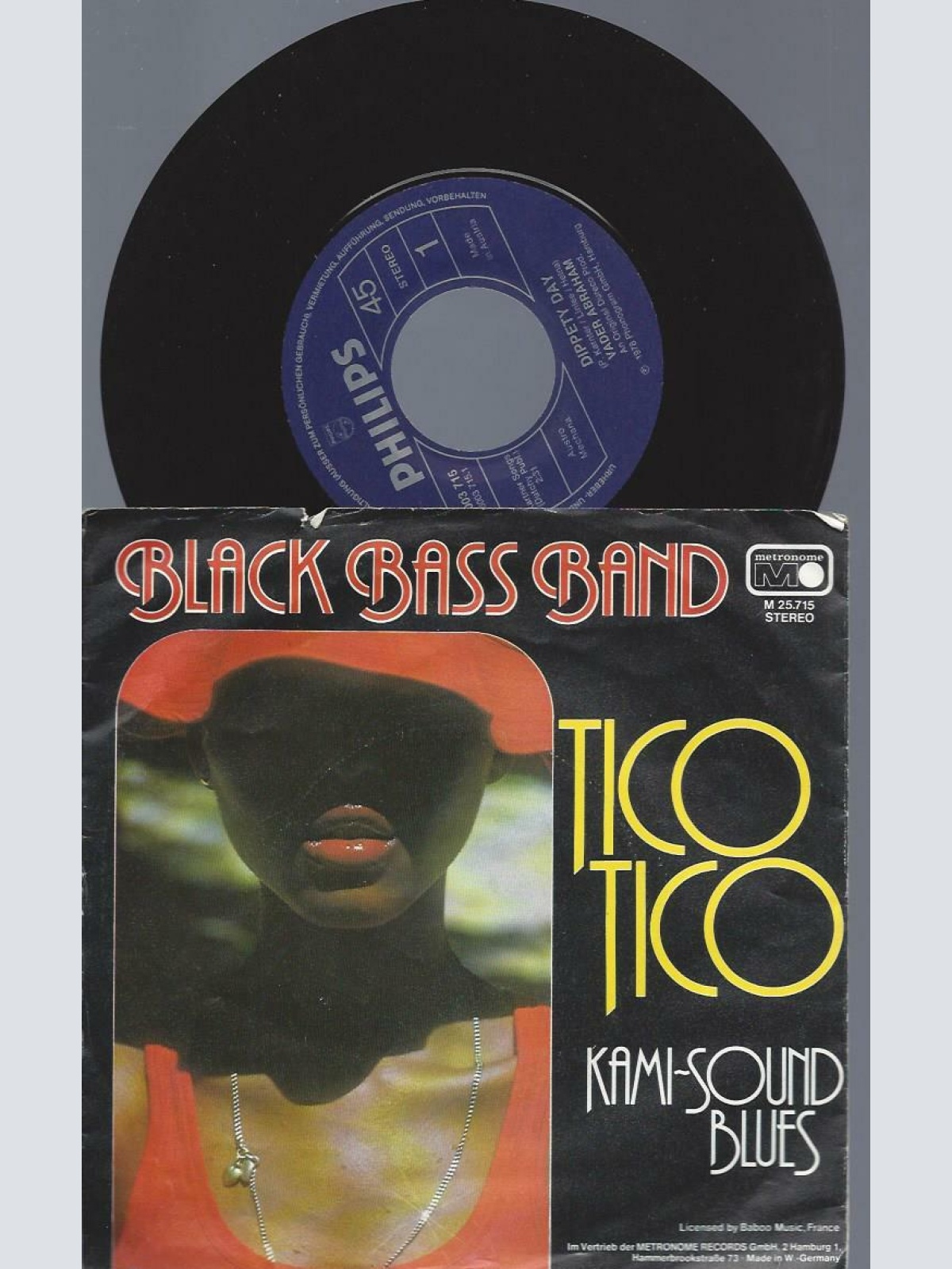 7"    Black Bass Band – Tico - Tico