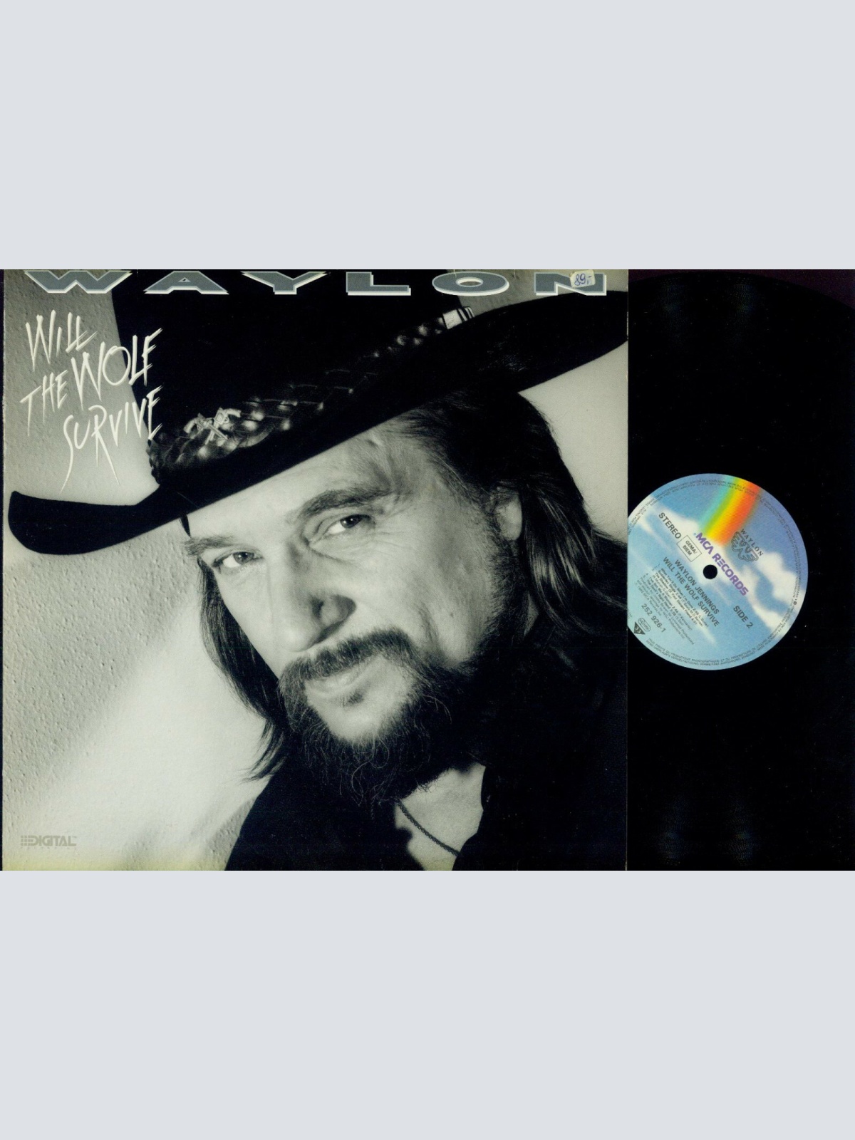 LP--   Waylon Jennings  Will The Wolf Survive