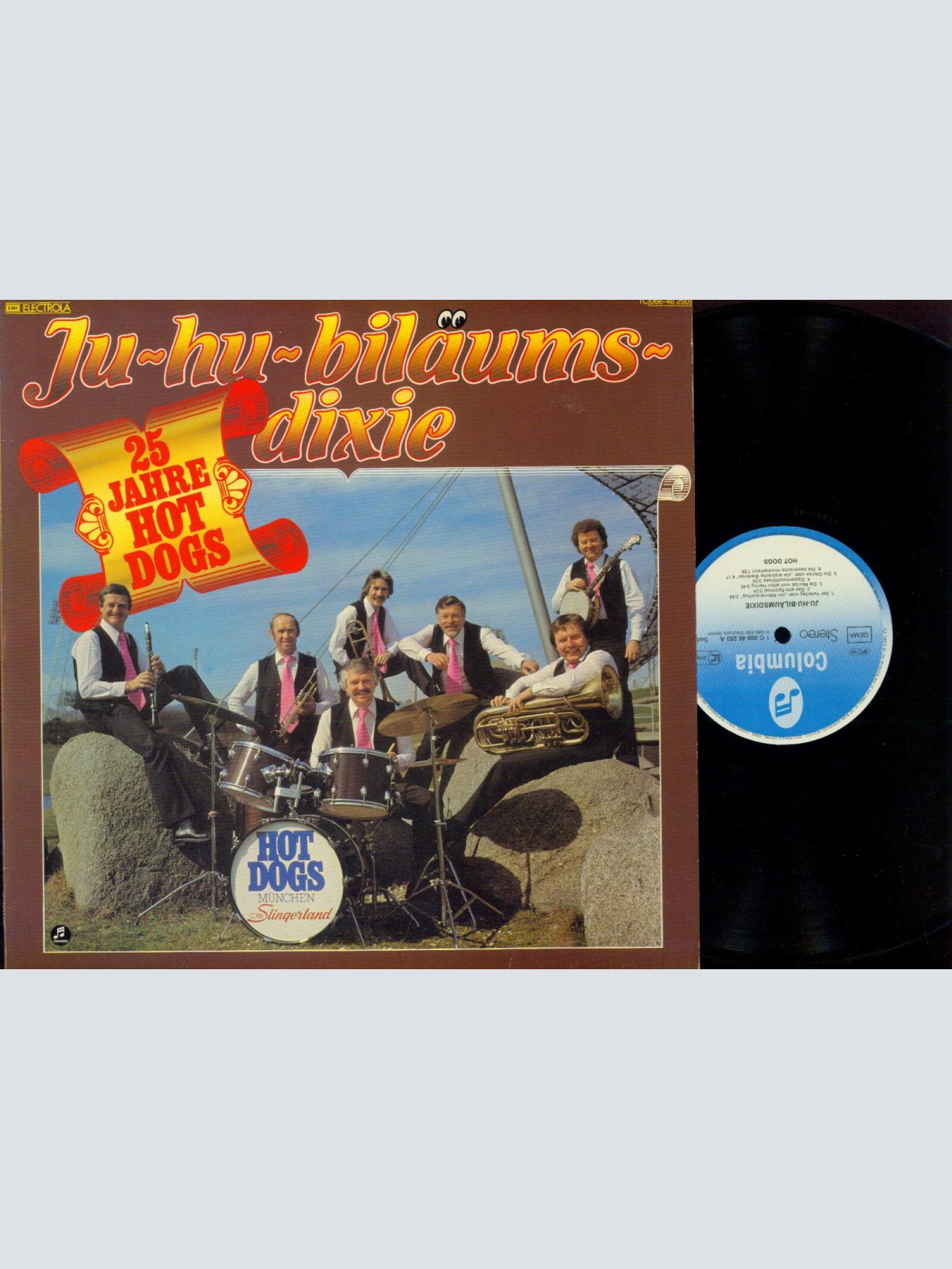 LP--  Hot Dogs Ju-hu-biläums dixie  25 Jahre