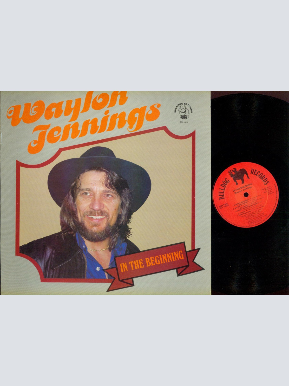 LP--  Waylon Jennings – In The Beginning